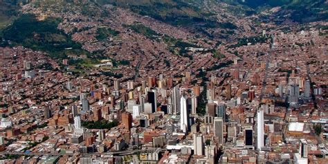 Medellín Downtown City Photo Aerial Structures Sweetie Belle