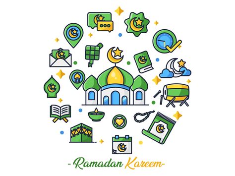 Ramadan Icon Collection Uplabs