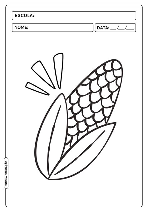 Espantalho Festa Junina Para Colorir