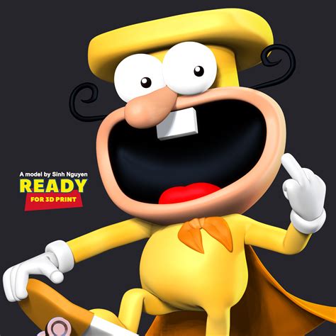 Archivo 3D gratis El Ruido - Pizza Tower Fanart・Diseño de impresora 3D