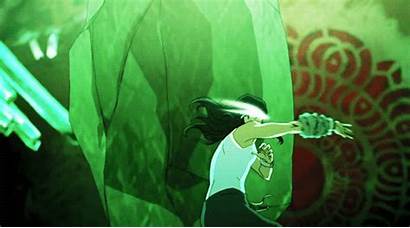 Korra Fight Legend Cartoon Nickelodeon Shows Powerful