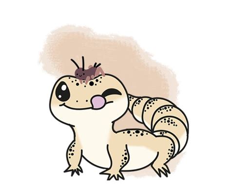 Cartoon leopard gecko funny | Cute gecko, Cute lizard, Cute animal