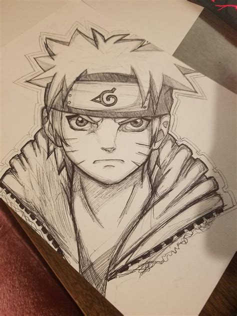 Naruto Uzumaki Ballpoint Pen Drawing Naruto Amino