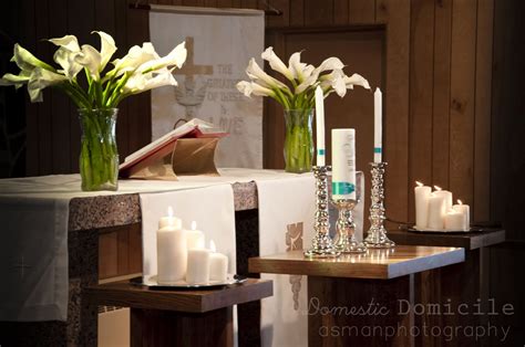 10 simple tips that will save you a meltdown. My DIY Altar Decor | Weddingbee Photo Gallery