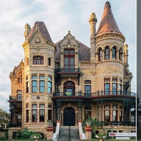 The Bishops Palace In Galveston Texas Victorian Style House Stone