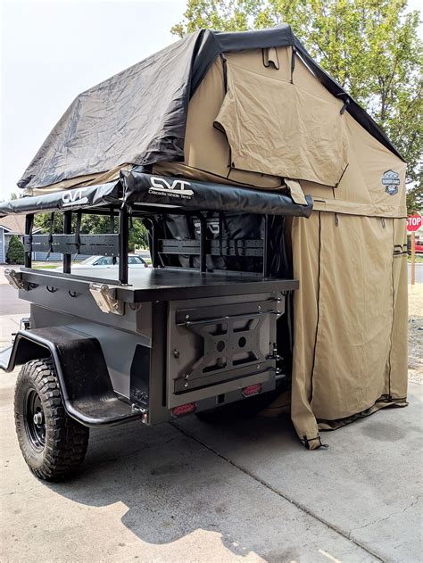 Diy Tent Trailer The Explorer Box Camping Trailer Compact Camping