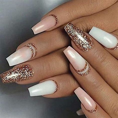 Check spelling or type a new query. White Pink And Gold Nails Idea | Prom nails, Gorgeous ...
