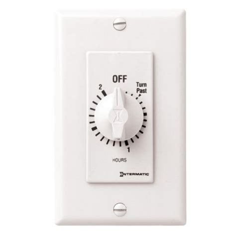 Intermatic Ff30mh 30 Minute Spring Loaded Wall Timer Brushed