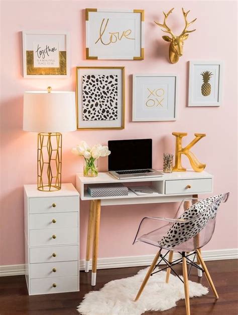 25 Beautiful Pink Home Office Decor Ideas Digsdigs