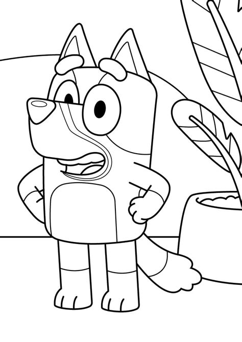 Bluey Printable Coloring Pages Customize And Print