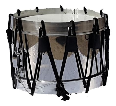 Tambor Reglamentario Para Banda De Guerra Aros De Aluminio - $ 856.00