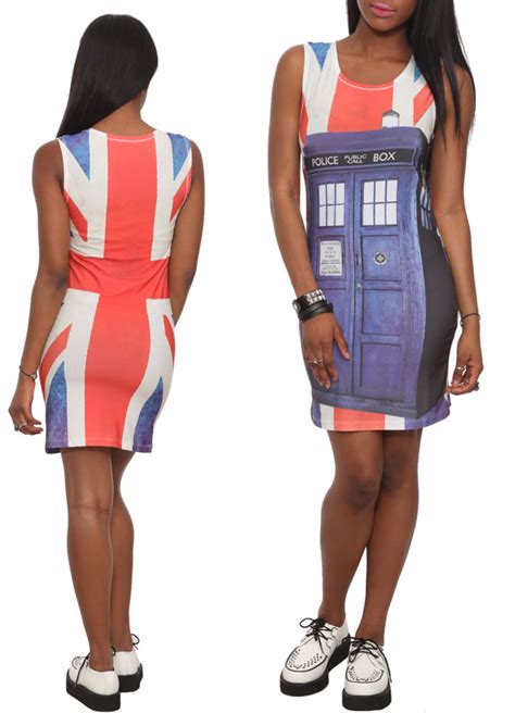 Doctor Who Her Universe Tardis Union Jack Dress