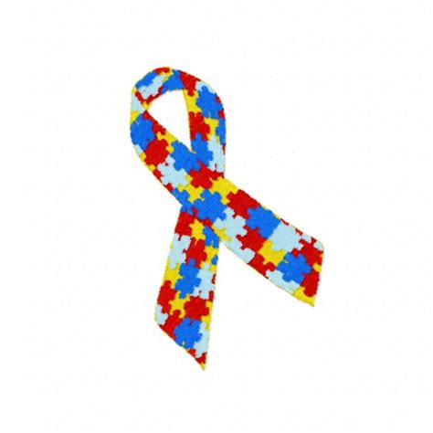 O azul representa a maior incidência de casos no sexo. MATRIZ DE BORDADO SÍMBOLO AUTISMO no Elo7 | Personalizza ...