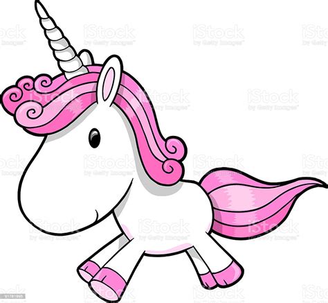 Download Pink Unicorn Vector Stock Illustration - Download Image ...