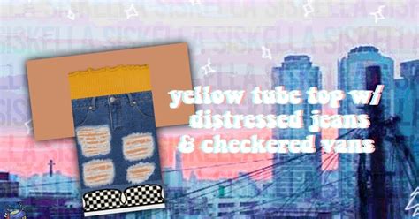 Roblox Jeans And Vans Roblox Speed Design Striped Yellow Crop