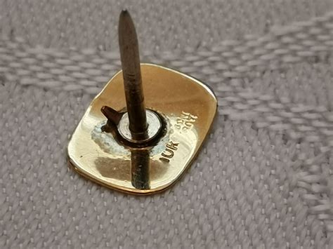 Two 10kt Gold Tie Pins