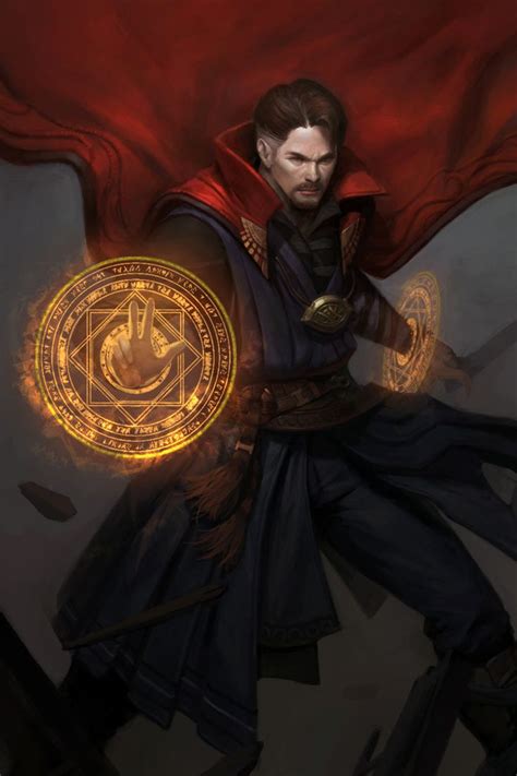 Damn even the real doctor strange doesn't look that good. ArtStation - Fan art-Dr.strange, Ji Kwon Jung | Doctor ...