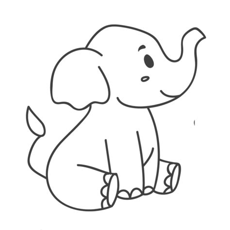 dibujo de plantilla de elefantito para colorear para colorear 28548 the best porn website