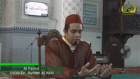 He subsequently enrolled at oxford university, completing his ba in arabic and islamic studies in 2008. Daurah Bulanan : Ustaz Dr. Ayman Al Akiti Februari 2019 ...