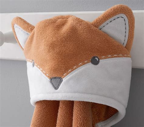 4.6 out of 5 stars with 9 ratings. Fox Baby Hooded Towel | Pottery Barn Kids