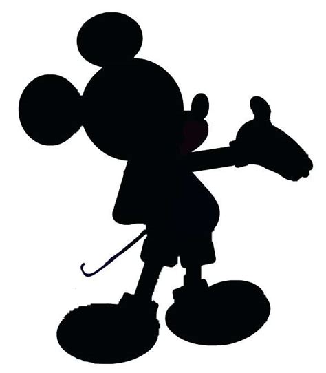Mickey Mouse Silhouette Head At Getdrawings Free Download
