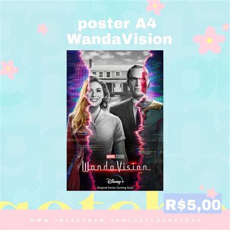 Poster A4 Wandavision Poster Series Shopee Brasil