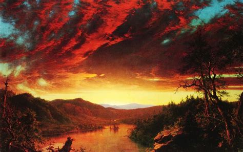 Twilight In The Wilderness Frederic Edwin Church 1860 Art