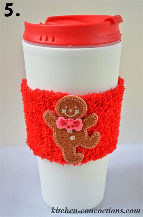 Diy Simple No Sew Coffee Cup Sleeve Crafty Concoctions Coffee Cup
