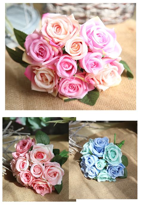 See more ideas about artificial wedding bouquets, real touch flowers, wedding bouquets. 2020 Artificial Flower Rose Artificial Bouquet Real Touch ...