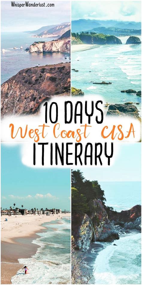 The Perfect Itinerary For A 10 Day Us West Coast Road Trip West Coast