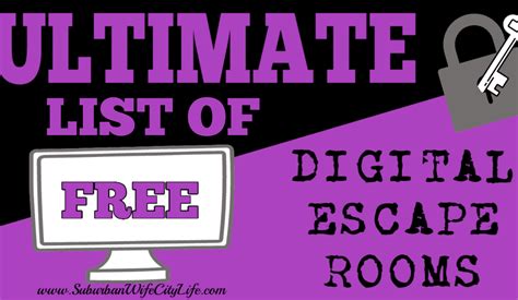 While you may not be able to physically pick up objects or walk around, you can still solve puzzles and find hidden clues without ever leaving your couch. Ultimate List of FREE Virtual Escape Rooms | Suburban Wife ...