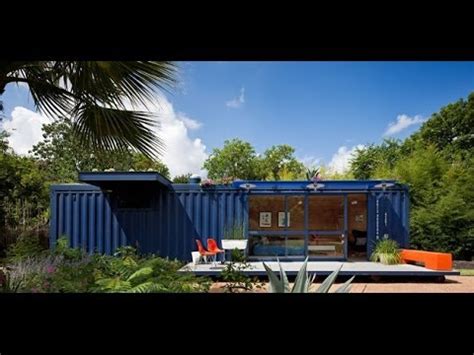 Modelos de casas pequeñas y grandes construidas con contenedores reciclados, modernas construcciones e ideas de diseño, planos y decoración de viviendas container. Diseño de casa pequeña hecha de contenedor - YouTube