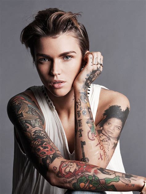 Ideas For New Tattoos Ruby Rose Tattoo Ruby Rose Ruby