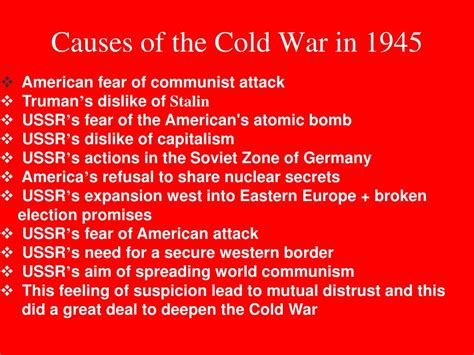 Ppt The Cold War 1945 1991 Powerpoint Presentation Free Download