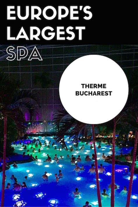 Therme bucharest will not be just a thermal center but will also host the largest botanical garden in romania with some 800,000 plants. Review of Therme Bucharest Wellness Centre and Spa