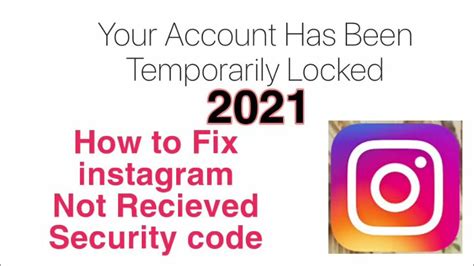 Easy Way To Fix Instagram Security Code Not Received 2021 Instagram