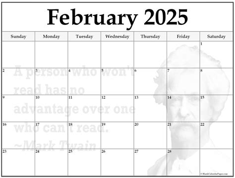 24 February 2025 Quote Calendars