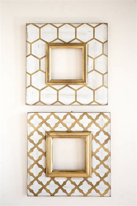 Metallic 8x8 2 Frame Gold Frame Set