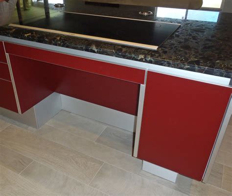 Open Area Under Cooktop For Seating Or Wheelchair Access Contemporary Kitchen Hawaii By