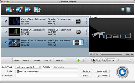 Any MP4 Converter Convert Video To Mp4 On Mac Tipard