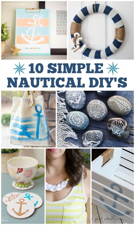Maybe you would like to learn more about one of these? 10 Simple Nautical DIY's - Love and Marriage | Nautical ...