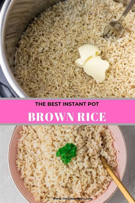 The Best Instant Pot Brown Rice Recipe
