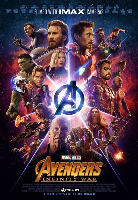 Affiche Du Film Avengers Infinity War Photo 20 Sur 89 Allociné