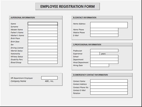 Employee Registration Form A Photo On Flickriver