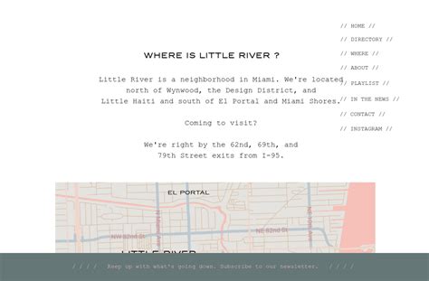 Little River Miami Map