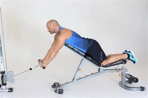 Reverse Grip Incline Bench Cable Row