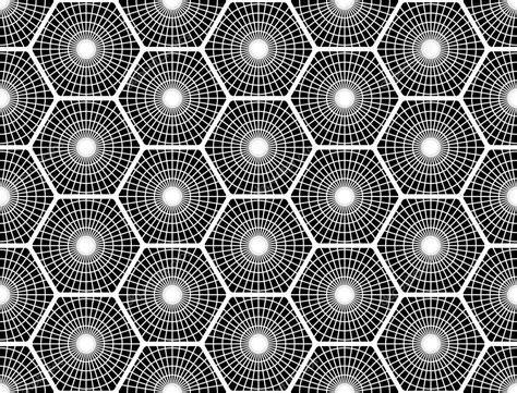Design Seamless Monochrome Hexagon Pattern — Stock Vector © Amicabel