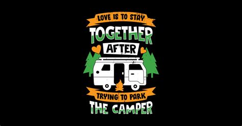 Rv Camping Couple Camper Wedding Anniversary T Camping Couple T
