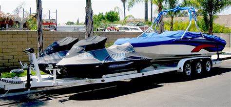 Oder in einem anderen land? Boat and Jet Ski Combo Trailer, CA | SHADOW TRAILERS