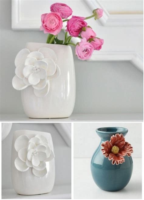 En las paredes hay toda clase de elementos, todos decorados en blanco y negro. Floreros Decorados Con Porcelana Fria